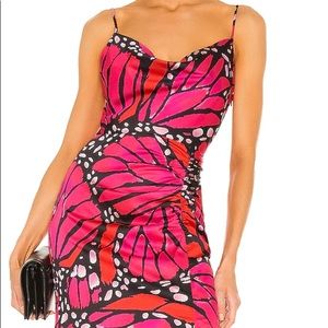 Lilliana Graphic Butterfly Dress (Pink) Size 6